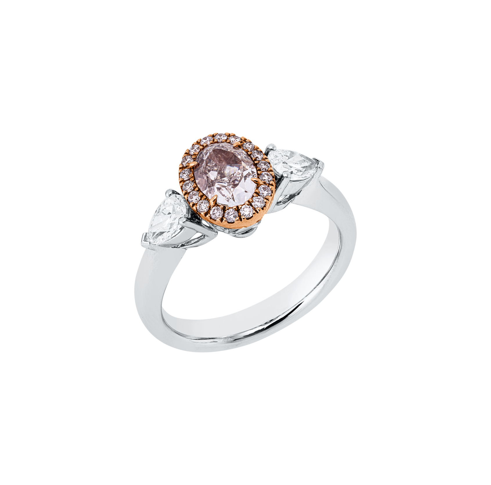Brogle Selection Bicolor diamond ring Brogle Selection Bicolor diamond ring