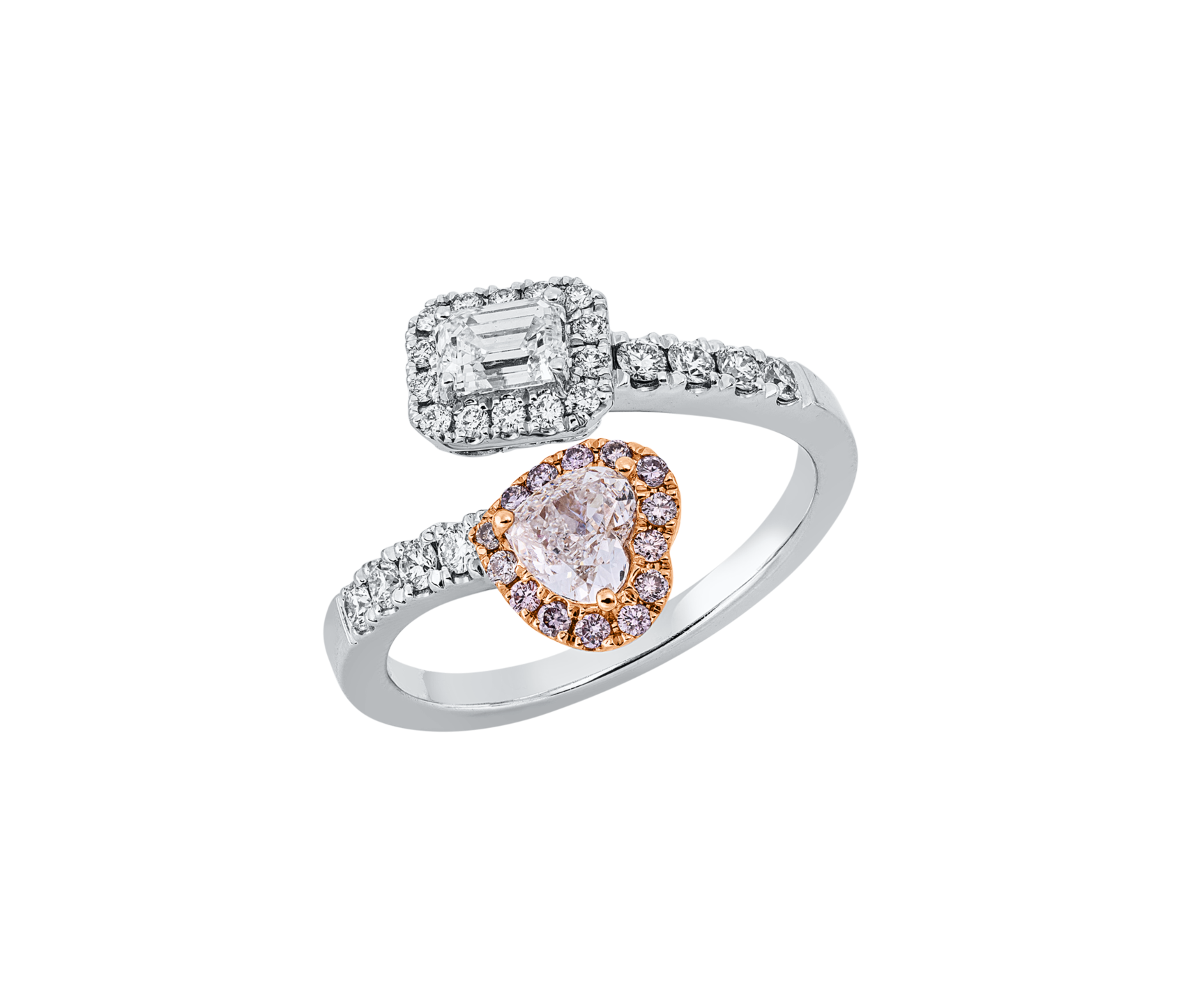 Brogle Selection Bicolor diamond ring Brogle Selection Bicolor diamond ring