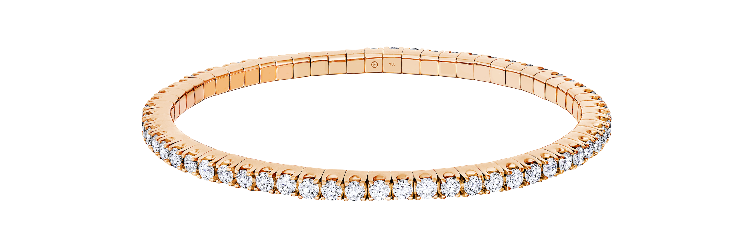 Brogle Selection flexible tennis bracelet Brogle Selection flexible tennis bracelet