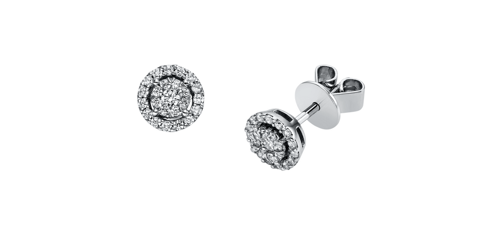 Brogle Selection Illusion Stud Earrings