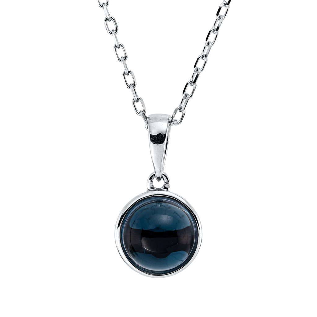 Brogle Classic necklace with London topaz pendant Brogle Classic necklace with London topaz pendant