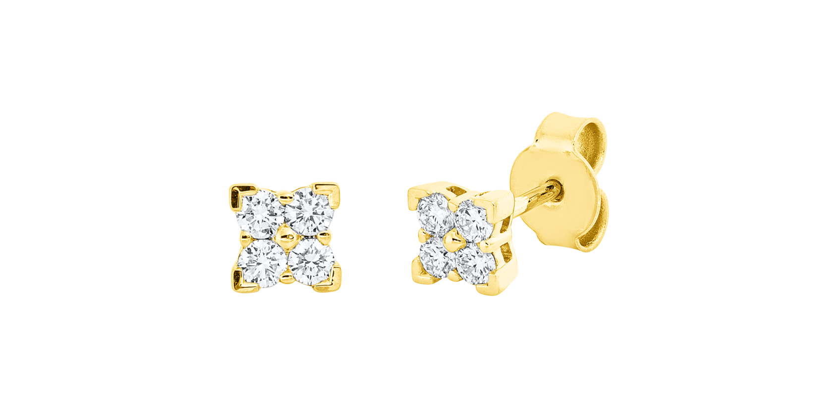 Brogle Classic diamond stud earrings Brogle Classic diamond stud earrings