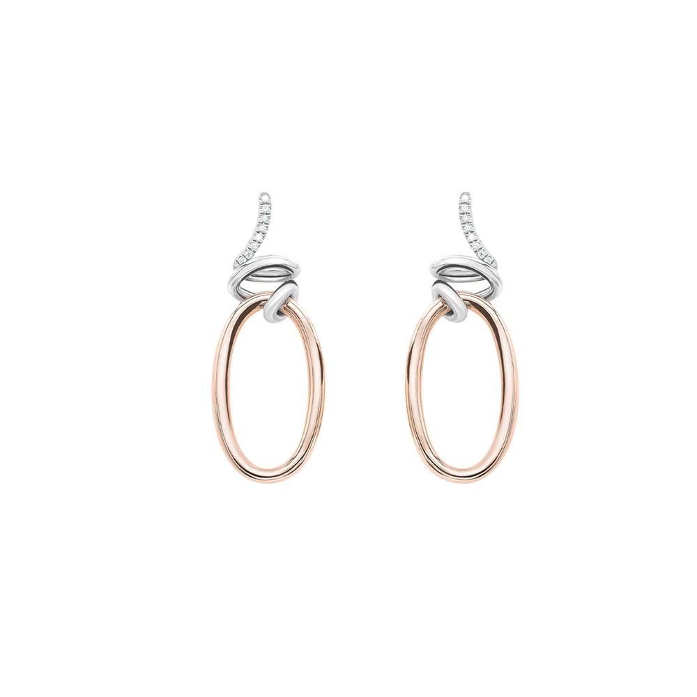 Rose, white gold