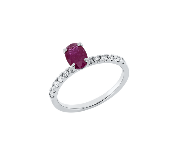 Brogle Classic ruby ring