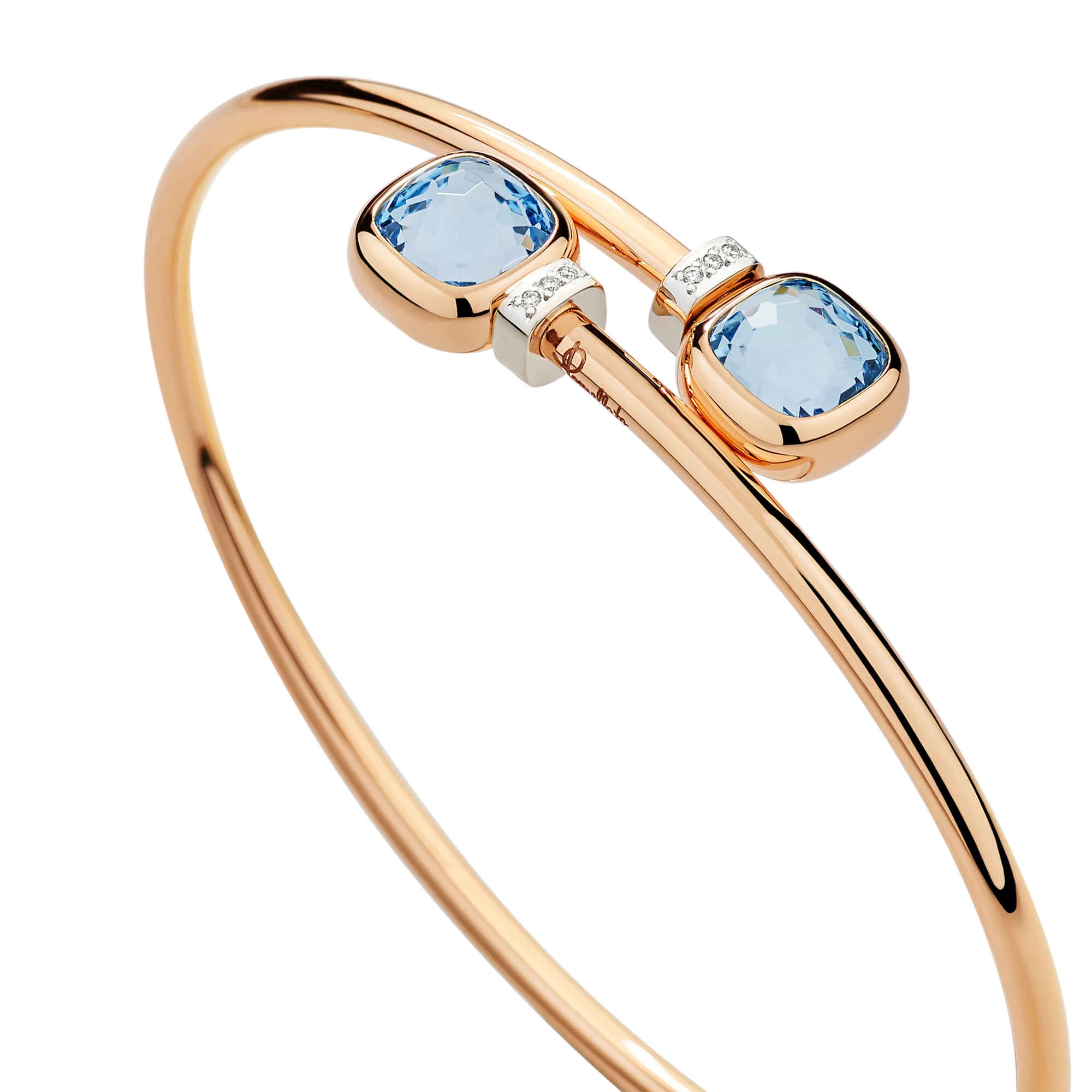 Pomellato Nudo Mini Sky-Topas Armreif Pomellato Nudo Mini Sky-Topas Armreif