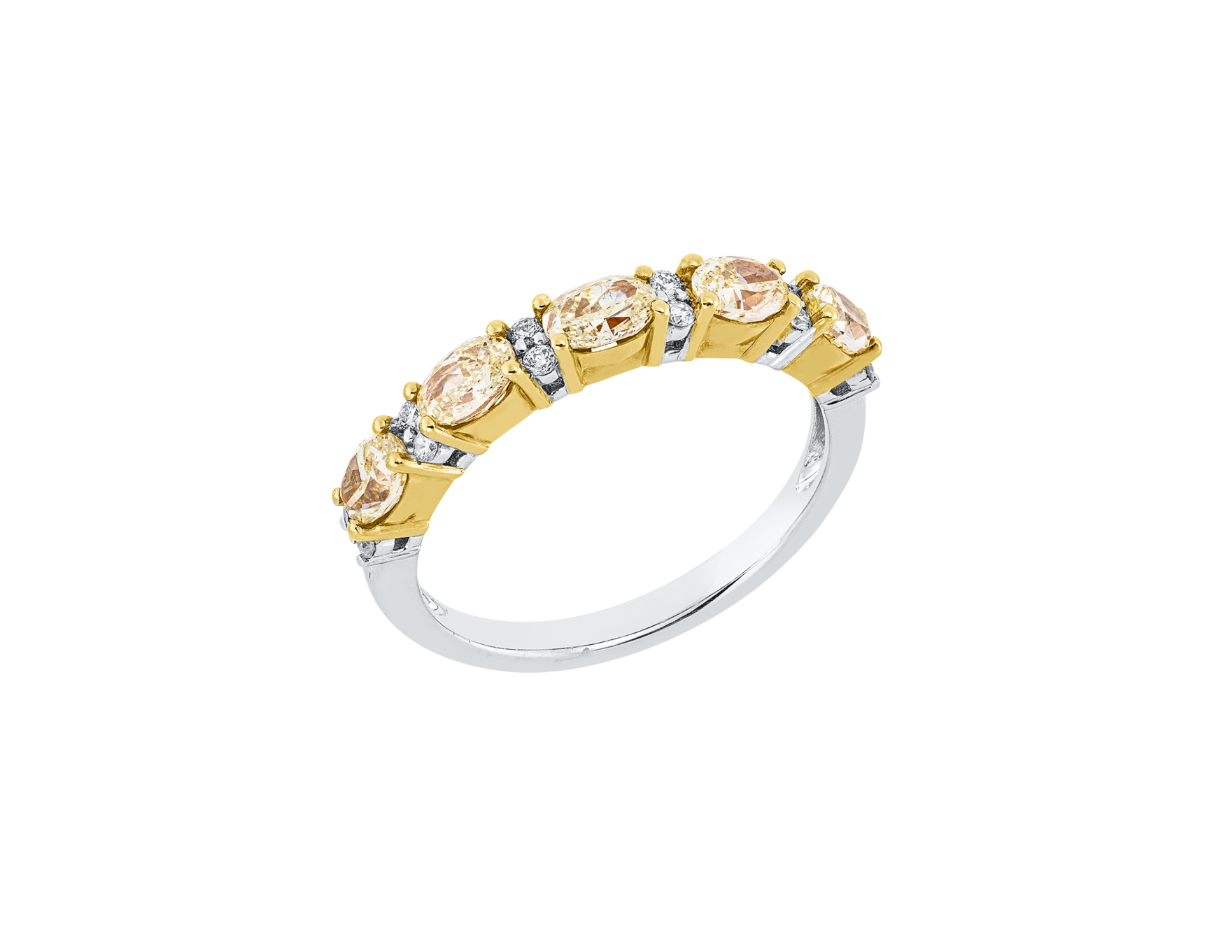 Brogle Classic Bicolor Diamond Ring