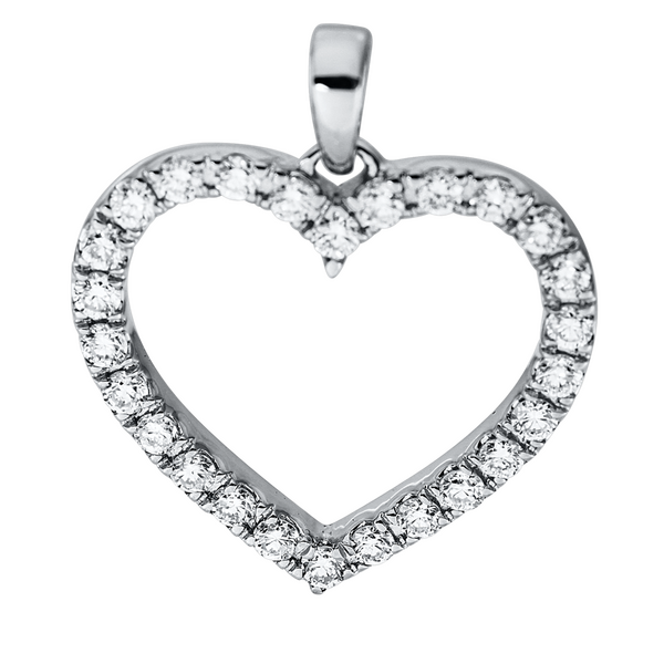 Brogle Classic Herzanhänger mit Diamanten