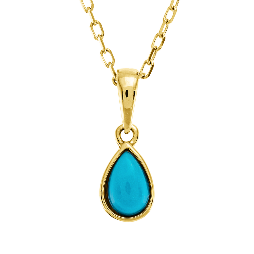 Brogle Classic Kette mit Türkisanhänger