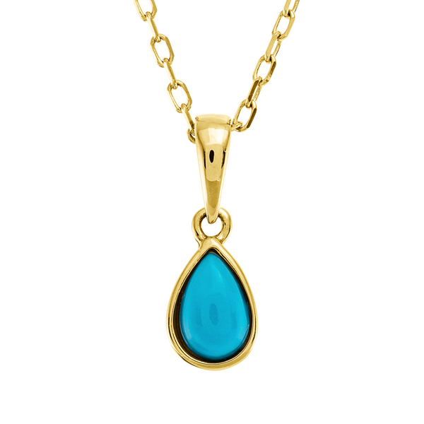 Brogle Classic Kette mit Türkisanhänger