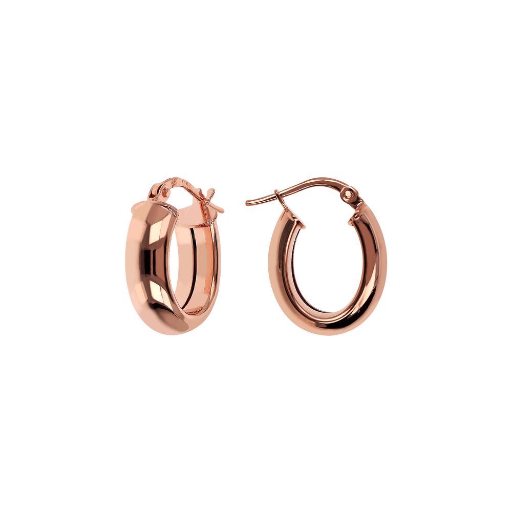 Bronzallure Purezza hoop earrings