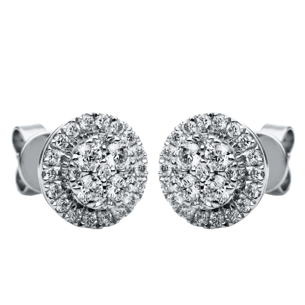 Brogle Selection Illusion diamond stud earrings