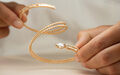 Wellendorff UMARME MICH. Diamanttropfen perlmutt Armband Wellendorff UMARME MICH. Diamanttropfen perlmutt Armband