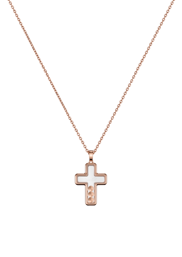 Chopard Happy Diamonds Cross Necklace with Pendant