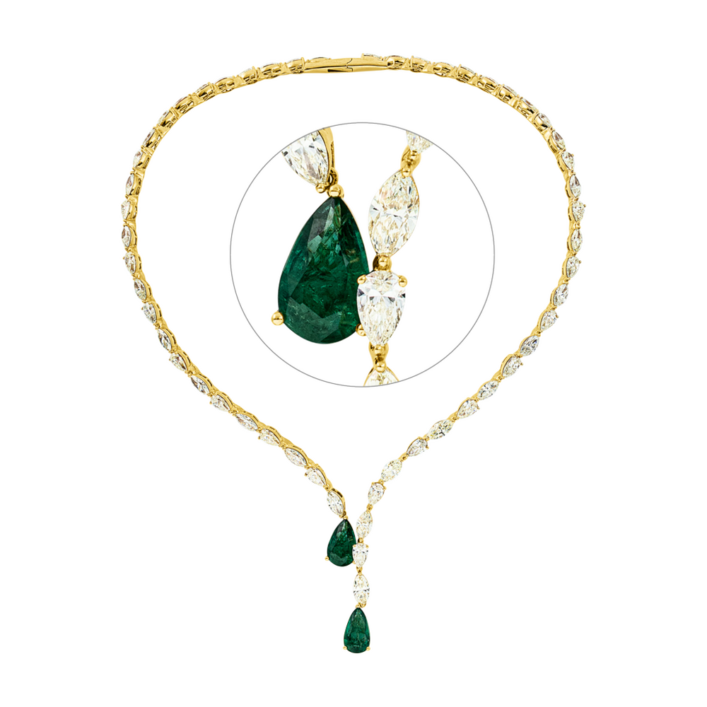 Brogle Selection emerald necklace Brogle Selection emerald necklace