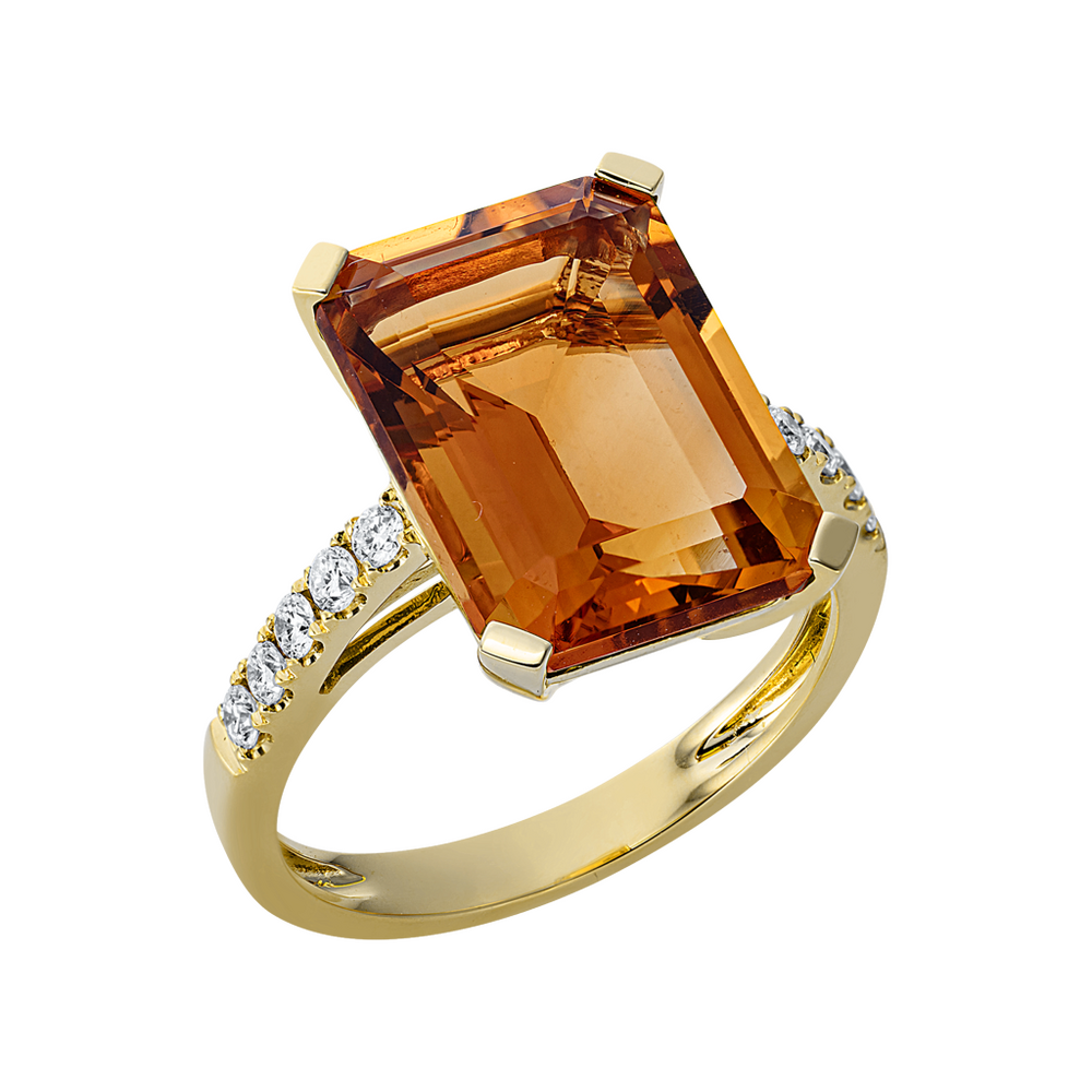 Brogle Selection Felicity citrine ring