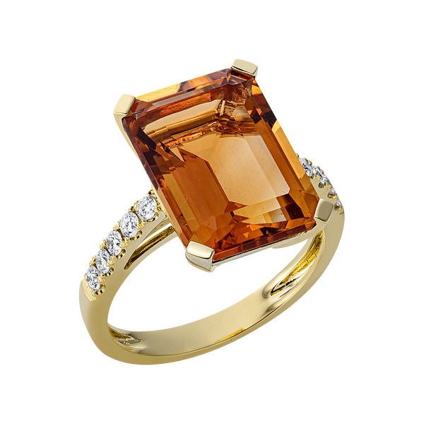 Brogle Selection Felicity citrine ring