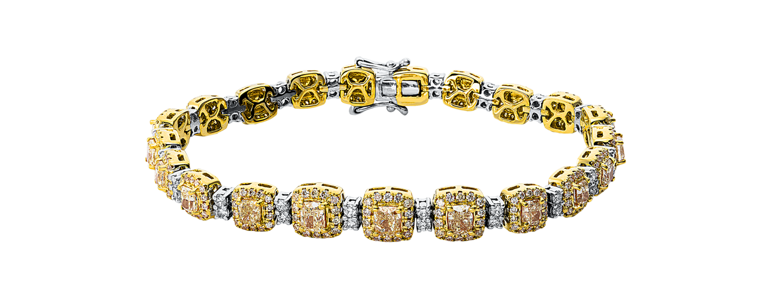 Brogle Selection Bicolor Diamantarmband