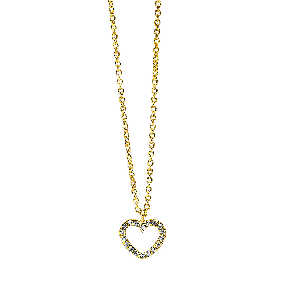Brogle Classic Kette mit Diamantherz Brogle Classic Kette mit Diamantherz