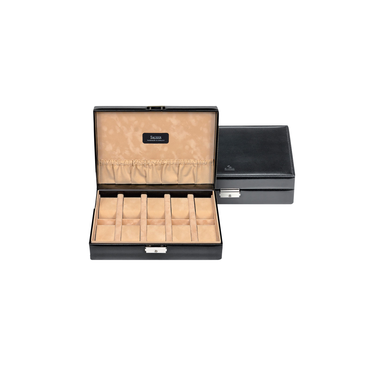 Sacher Uhrenbox New Classic Leder 10 Sacher Uhrenbox New Classic Leder 10