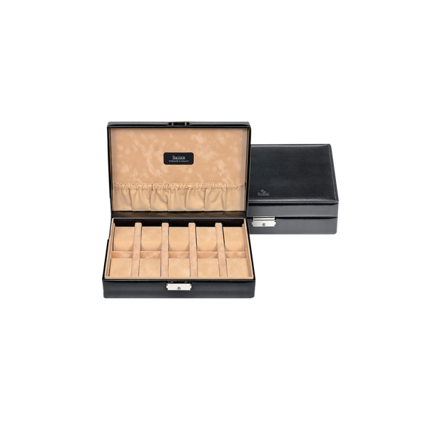 Sacher Uhrenbox New Classic Leder 10 Sacher Uhrenbox New Classic Leder 10
