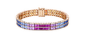 Brogle Selection sapphire bracelet Rainbow