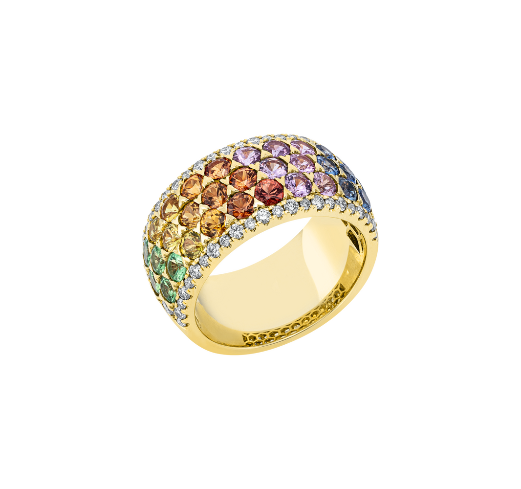 Brogle Selection sapphire ring Rainbow Brogle Selection sapphire ring Rainbow