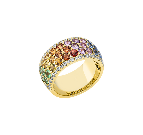 Brogle Selection sapphire ring Rainbow Brogle Selection sapphire ring Rainbow