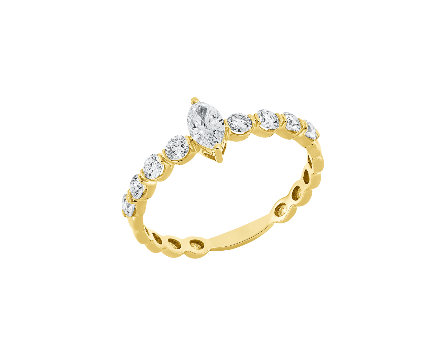 Brogle Classic solitaire ring Brogle Classic solitaire ring