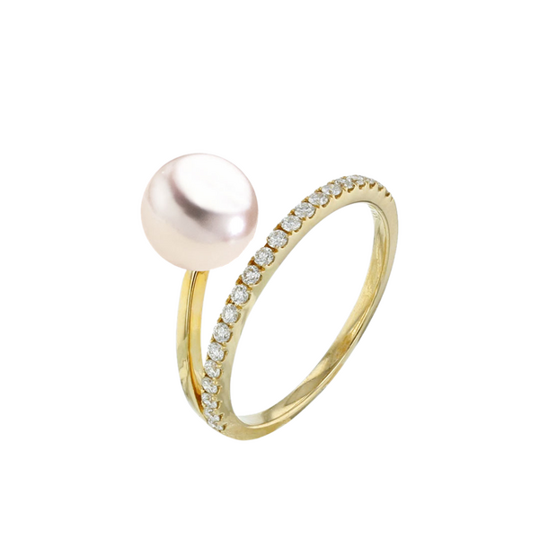 Brogle Selection Ocean Akoya pearl ring