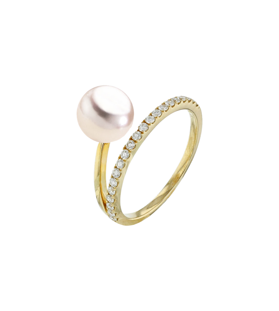 Brogle Classic Akoya pearl ring Brogle Classic Akoya pearl ring