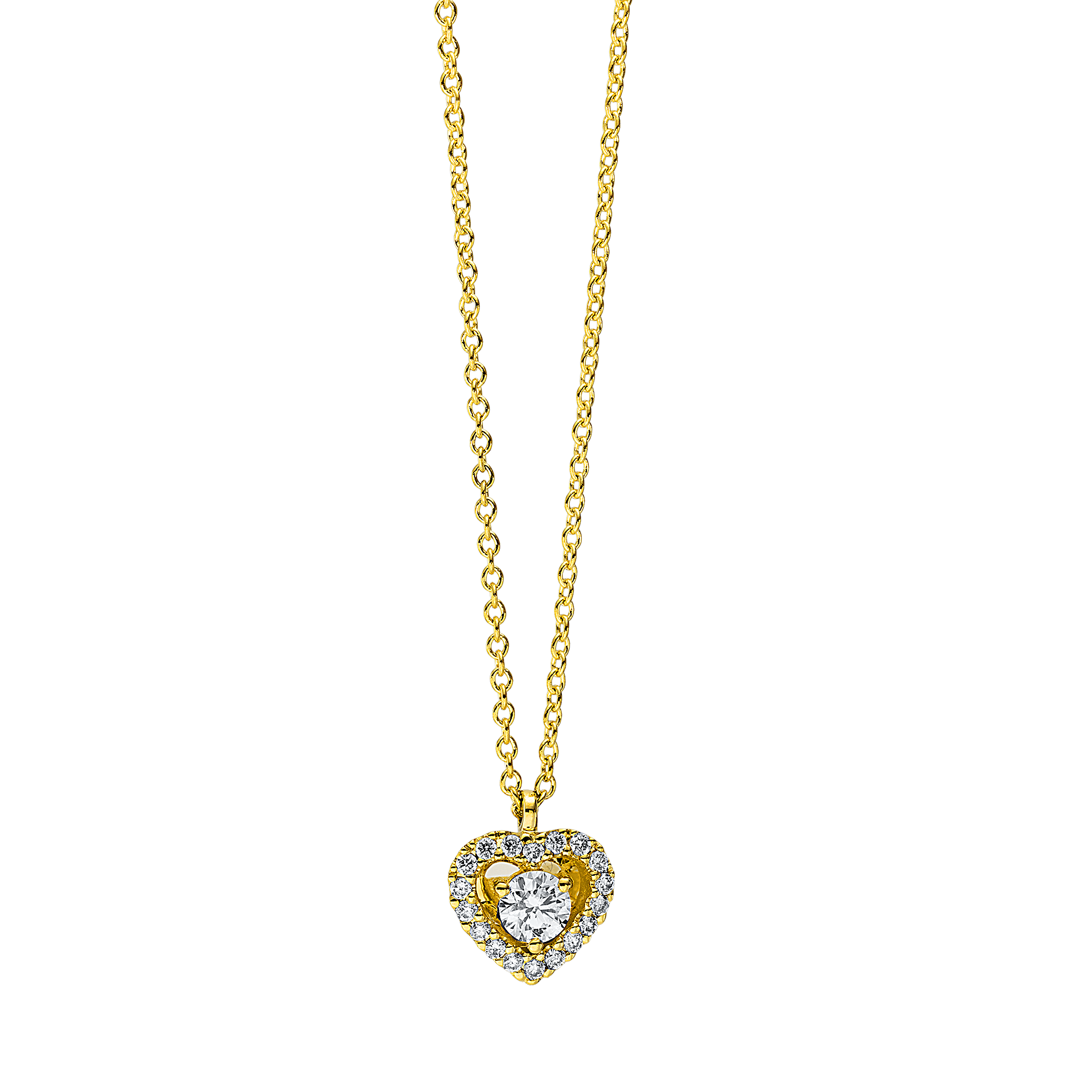 Brogle Classic Kette mit Diamantherz Brogle Classic Kette mit Diamantherz