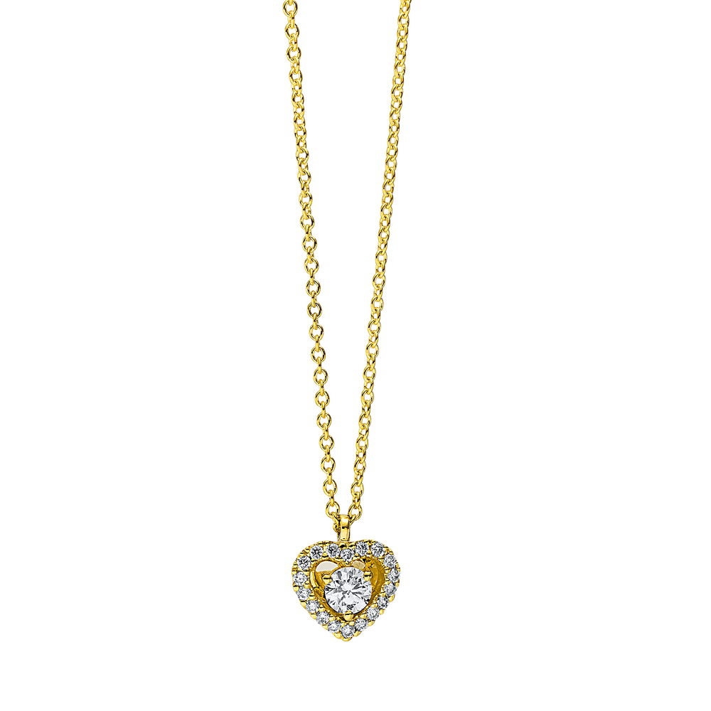 Brogle Classic Kette mit Diamantherz Brogle Classic Kette mit Diamantherz