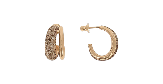 Pesavento Giallo Mondo Hoop Earrings