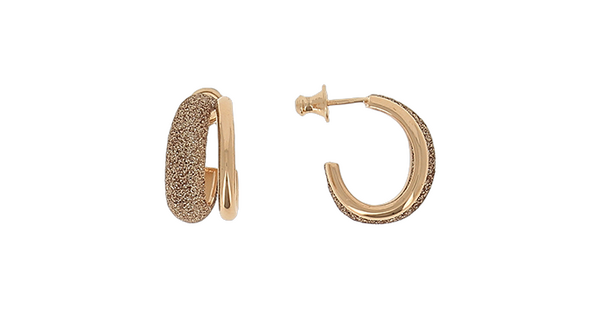 Pesavento Giallo Mondo Hoop Earrings