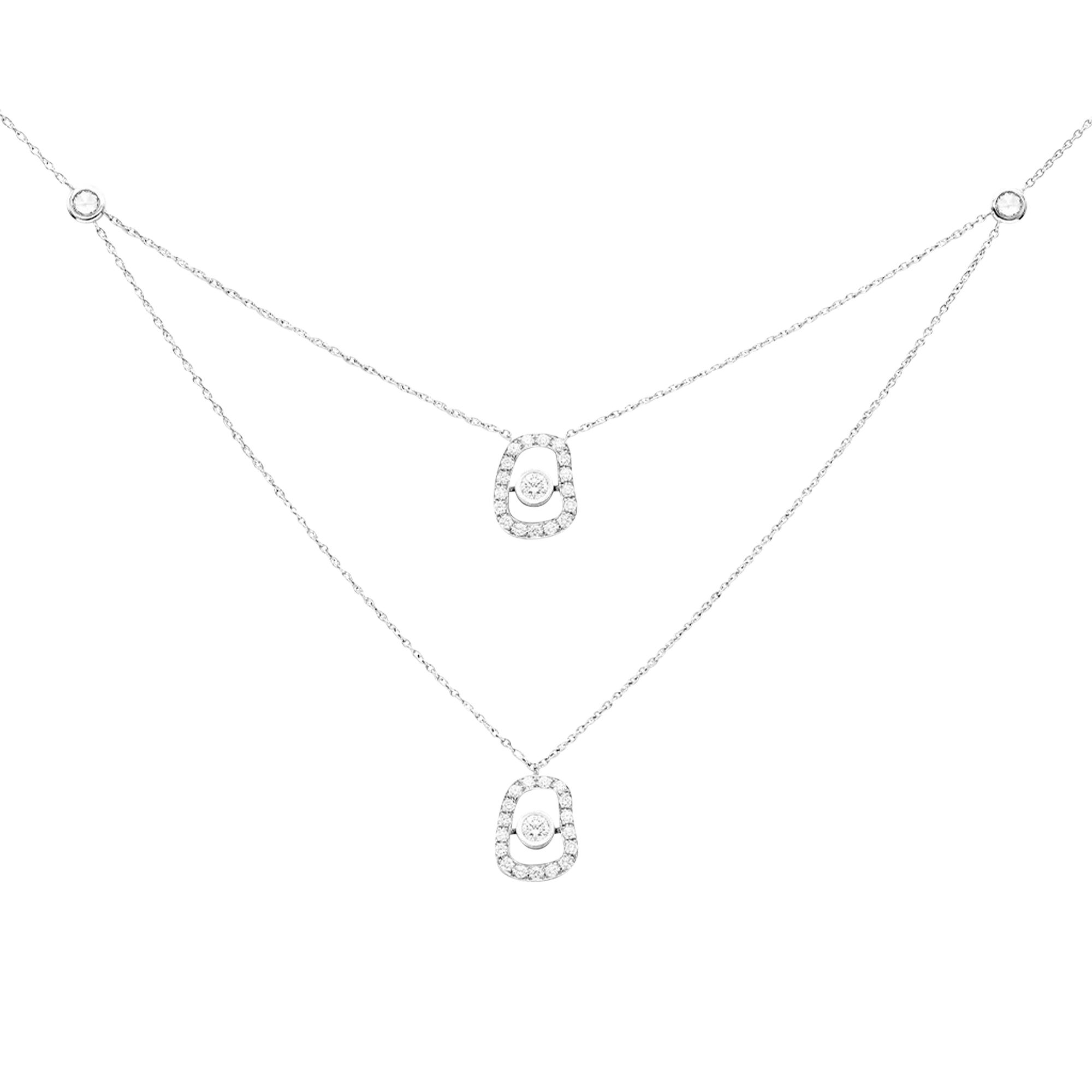 Mattioli Puzzle Diamonds necklace with pendant Mattioli Puzzle Diamonds necklace with pendant