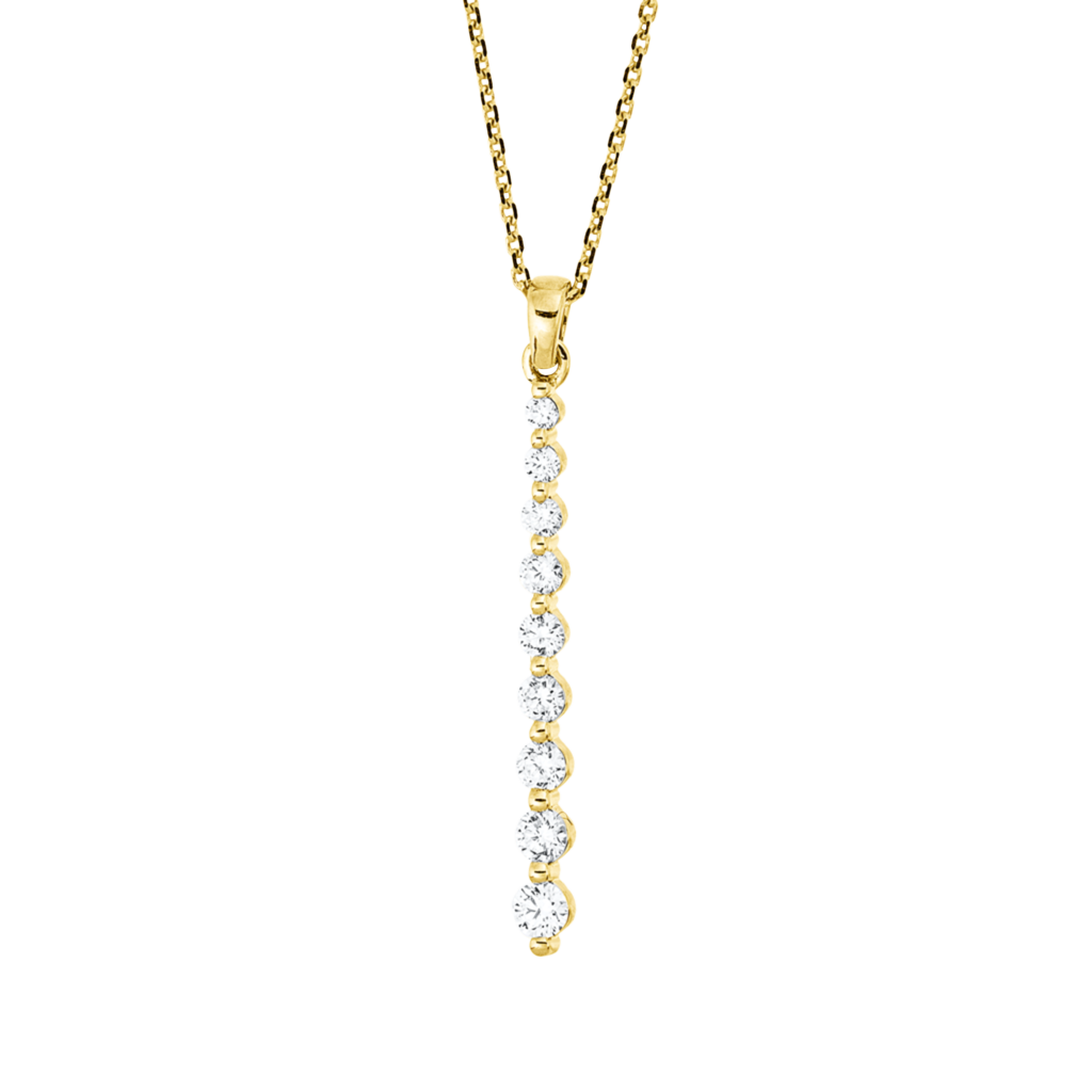 Brogle Classic necklace with diamond pendant Brogle Classic necklace with diamond pendant