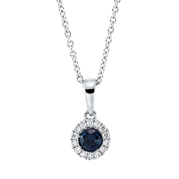 Brogle Classic necklace with sapphire pendant