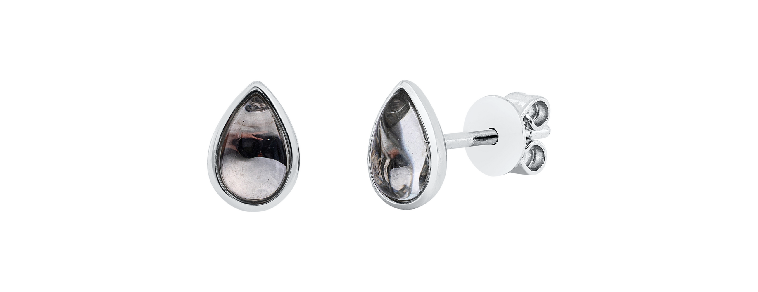 Brogle Classic amethyst stud earrings