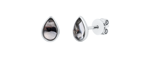 Brogle Classic amethyst stud earrings