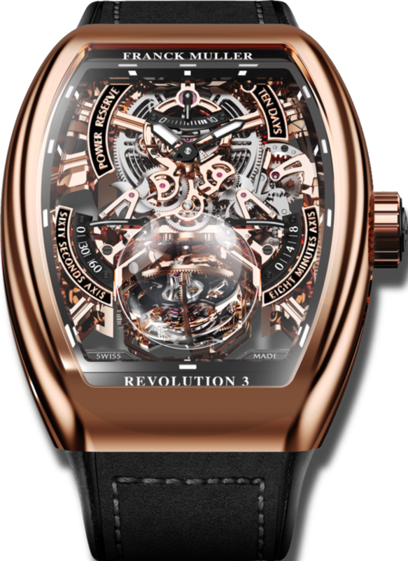 Franck Muller Vanguard Tourbillon Revolution 3 Skeleton 55.9 x 46mm Franck Muller Vanguard Tourbillon Revolution 3 Skeleton 55.9 x 46mm