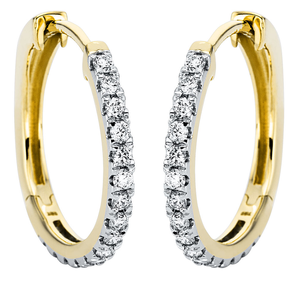 Brogle Selection Eternity diamond hoop earrings