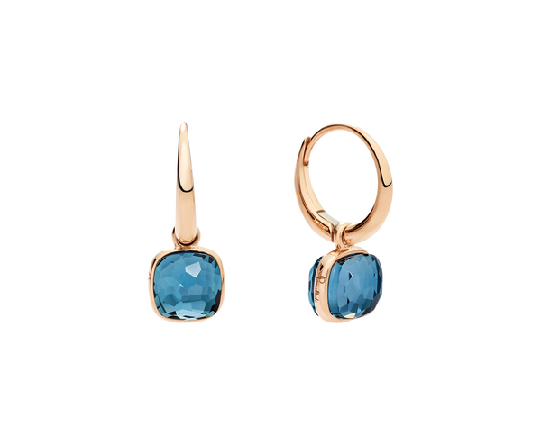 Pomellato Nudo Mini London-Topas Creolen Pomellato Nudo Mini London-Topas Creolen