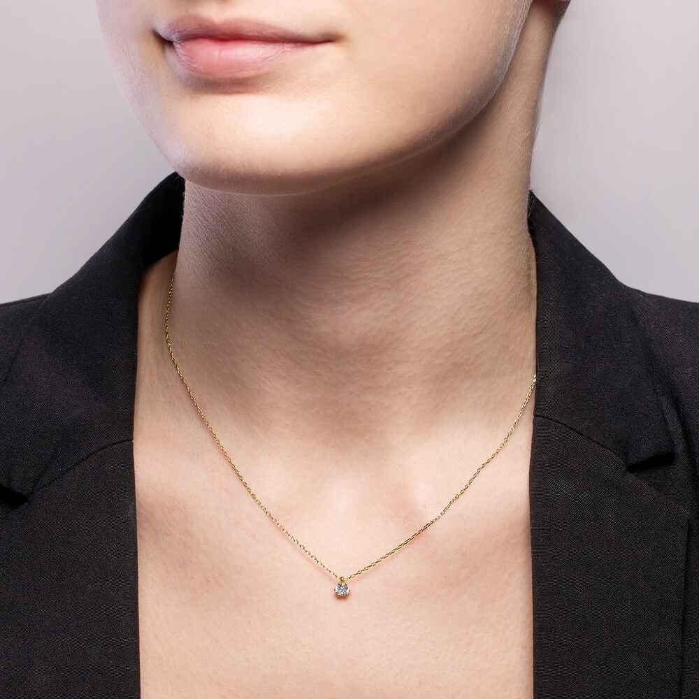 Brogle solitaire necklace Marie up to 0.25 carat