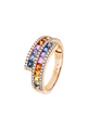 Brogle Classic Sapphire Ring Rainbow