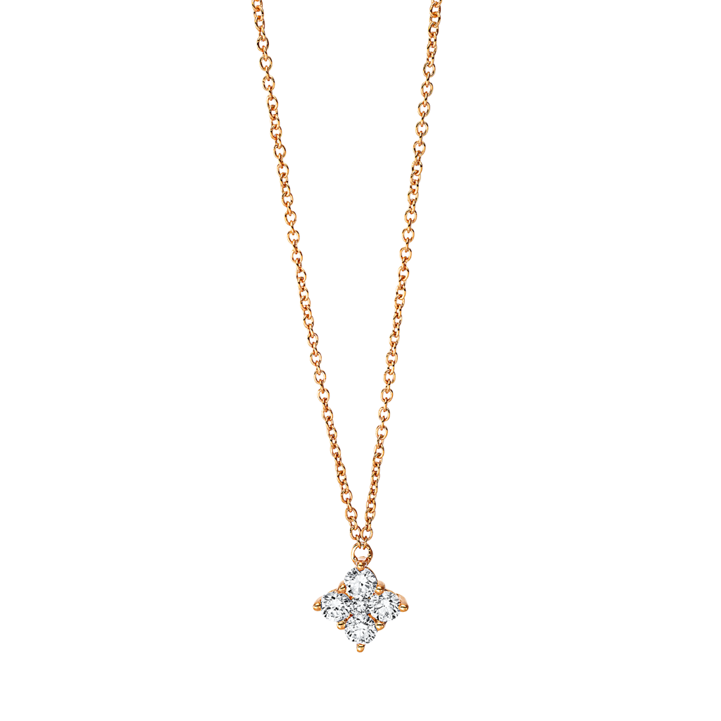 Brogle Classic necklace with diamond pendant Brogle Classic necklace with diamond pendant