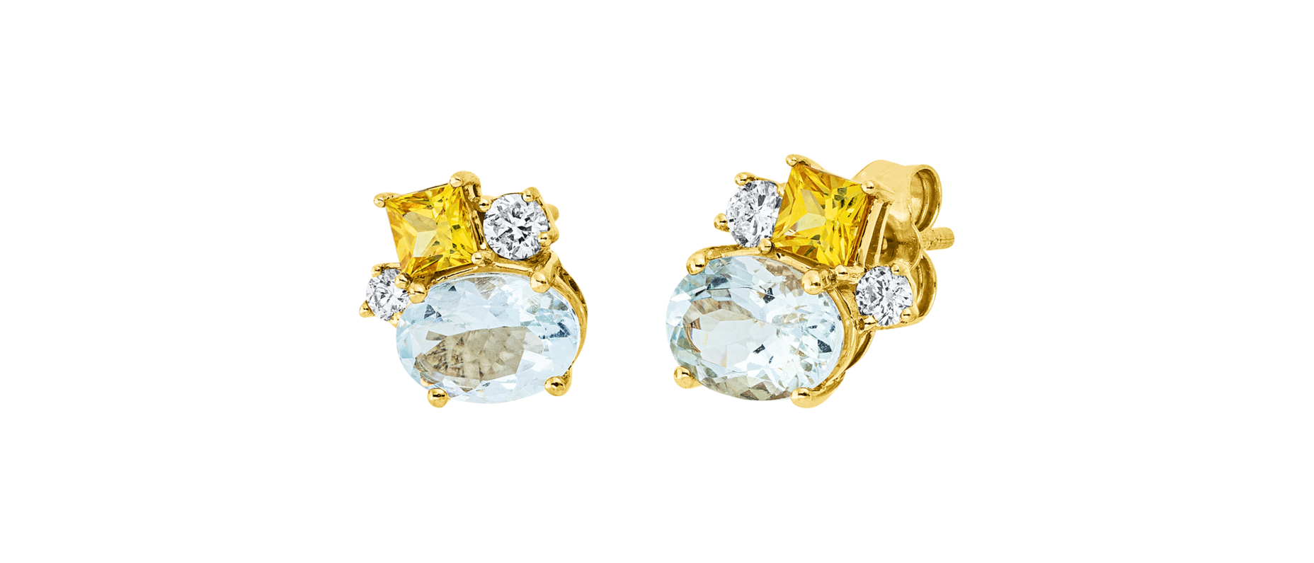 Brogle Classic colored stud earrings Brogle Classic colored stud earrings