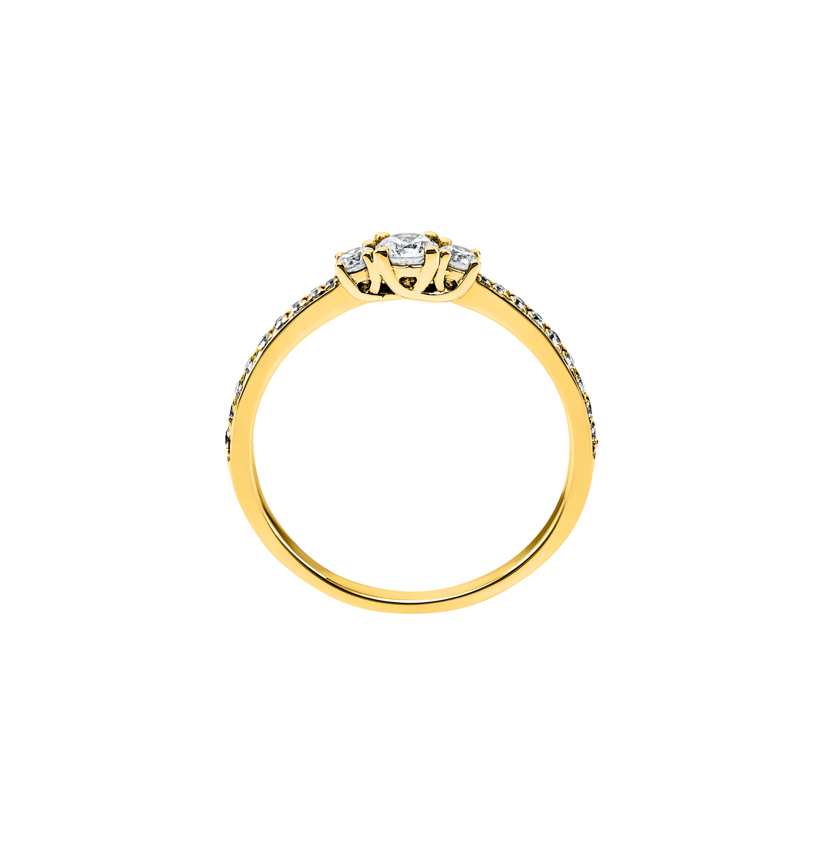 Brogle Solitaire Ring Trio Brogle Solitaire Ring Trio