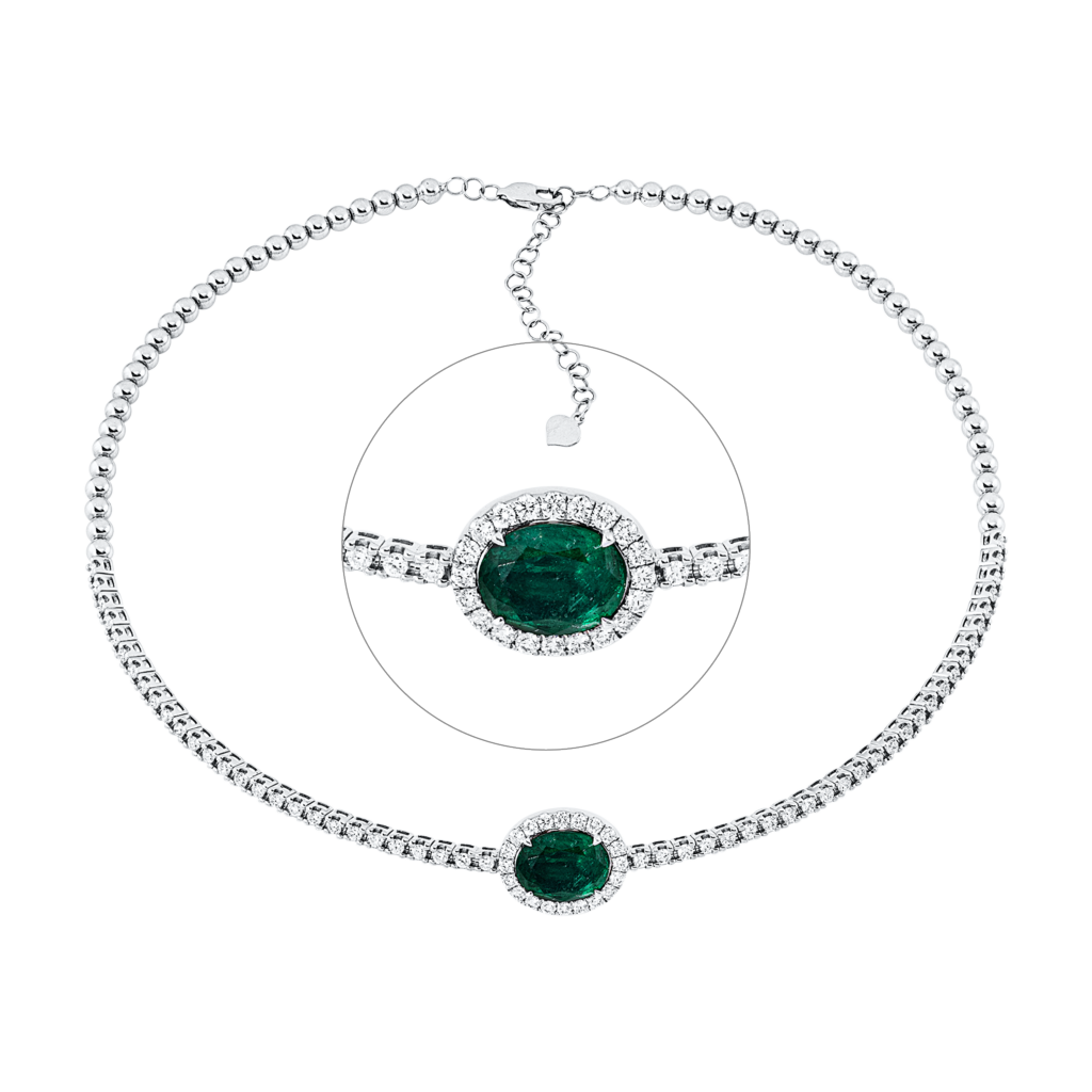 Brogle Selection emerald necklace Brogle Selection emerald necklace