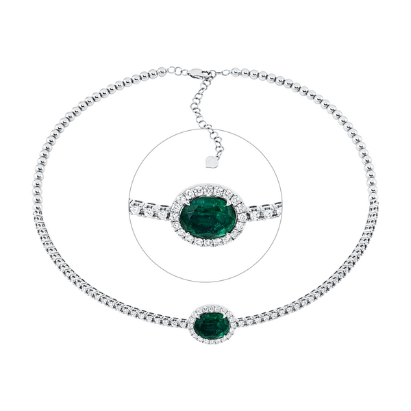 Brogle Selection emerald necklace Brogle Selection emerald necklace
