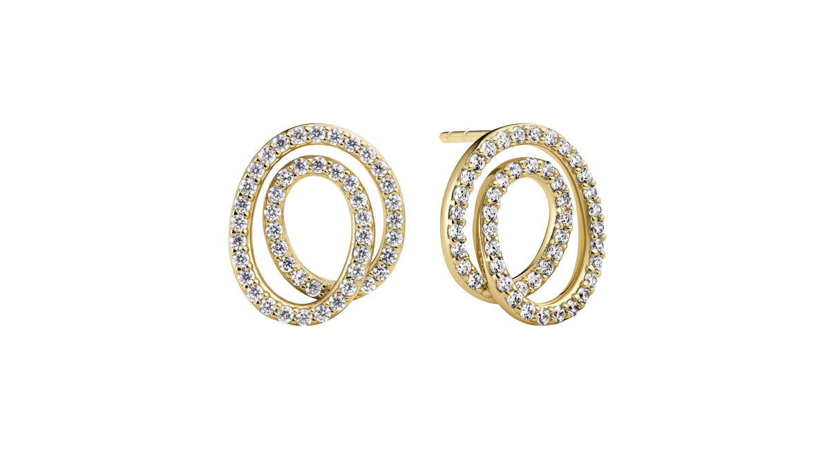 18 carat gold plated silver